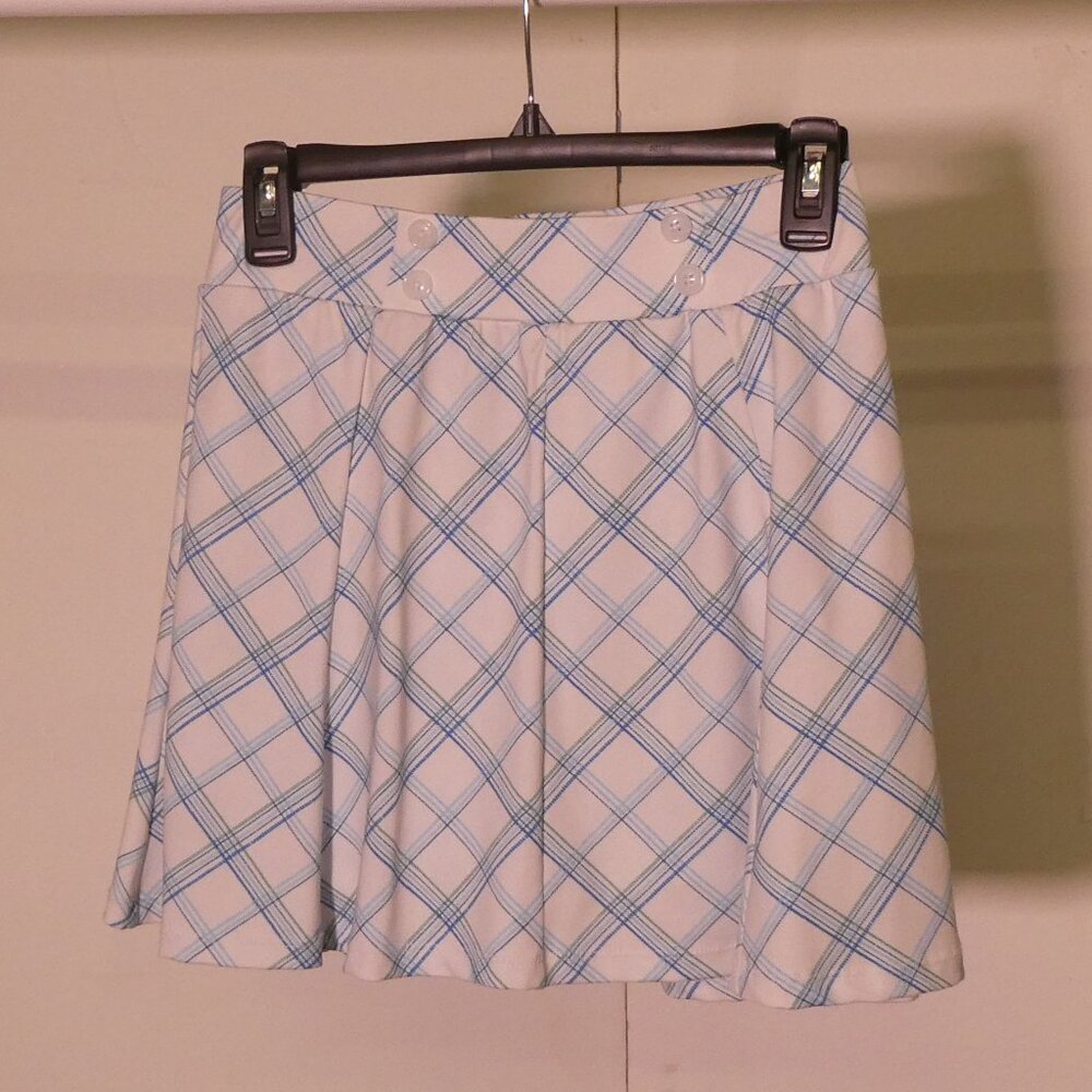 Tuckernuck Skort – White/Blue, Size S | NWT